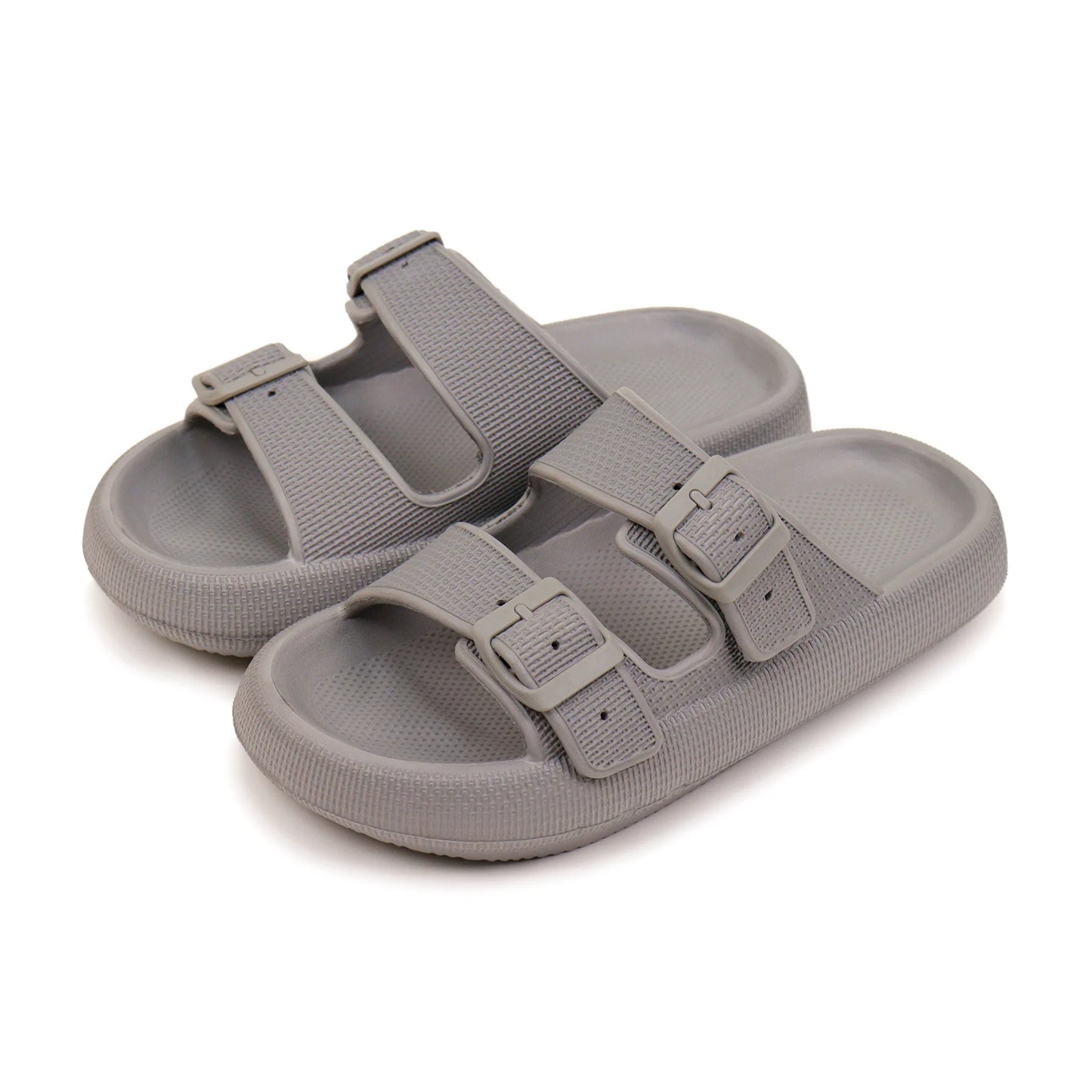 Asgard Summer Platform Sandals for Women Fashion Soft Cloud Beach Slippers with Double Buckle 2025 New Comfort EVA Flat Slides
