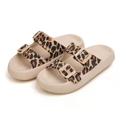 Asgard Summer Platform Sandals for Women Fashion Soft Cloud Beach Slippers with Double Buckle 2025 New Comfort EVA Flat Slides